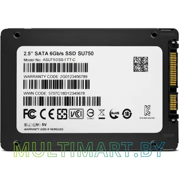 SSD диск A-Data Ultimate SU750 1TB (ASU750SS-1TT-C) картинка 6